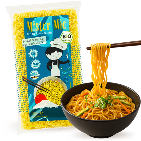 Noodles Ramen Biológico Mr &amp; Mrs Mie (Vegano) 250g