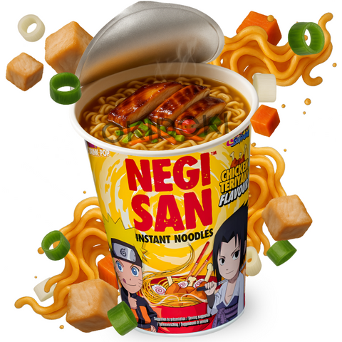 Negisan Naruto Cup Noodles Teriyaki Kip Smaak 65g