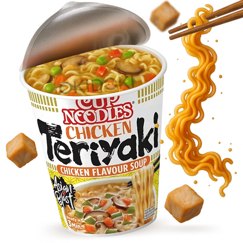 Nissin Cup Noodles sabor Pollo Teriyaki 67g