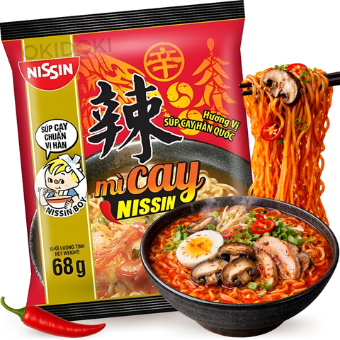 Nissin Fideos Sabor Picante Coreano 68g