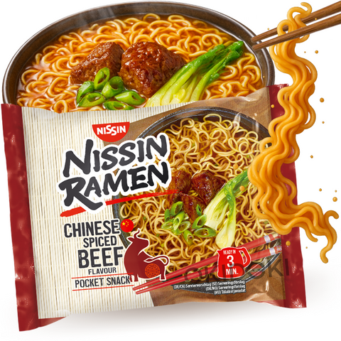 Nissin Ramen sabor Ternera con Especias Chinas 66.8g