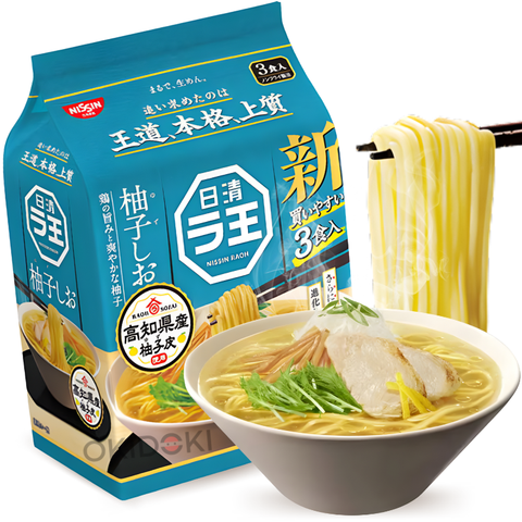Nissin Raoh Ramen Japonés Yuzu Shio 93g x 3pks