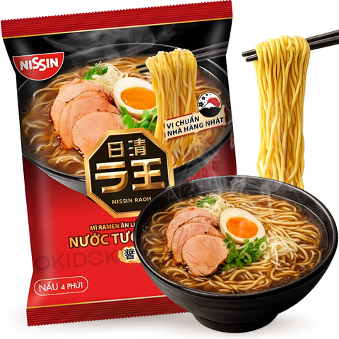 Nissin Raoh Ramen Sabor Salsa de Soja 97g