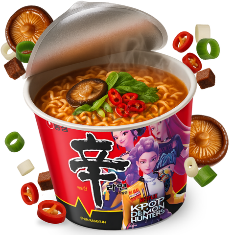 Nongshim Big Bowl Shin Ramyun Original (Edición K-Pop Demon Hunter) 114g