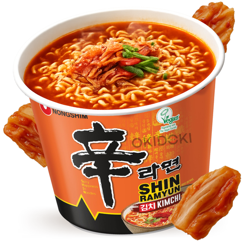 Nongshim Big Bowl Shin Ramyun Sabor Kimchi (Vegano) 112g