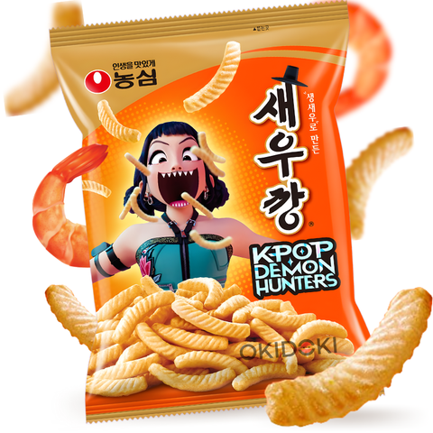 Nongshim Crackers de Gambas (Edición K-Pop Demon Hunter) 90g