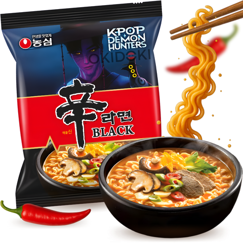 Nongshim Shin Ramyun Black (Edición K-Pop Demon Hunter) 134g