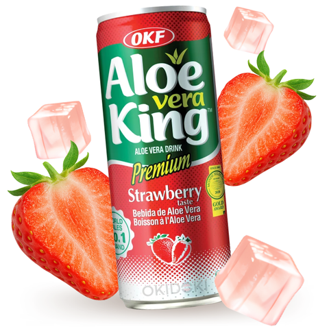 OKF Aloe Vera King Bebida de Fresa 240ml