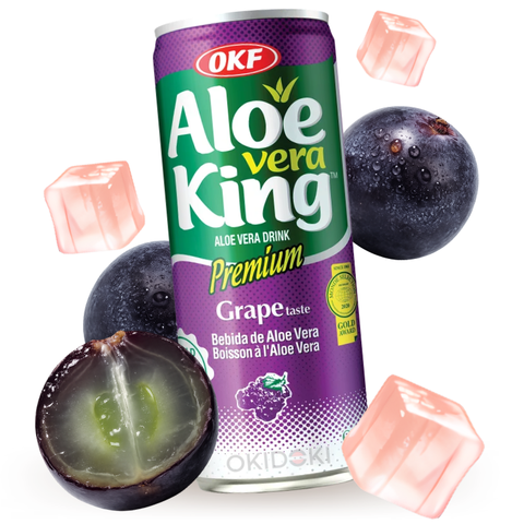 OKF Aloe Vera King Bebida de Uva 240ml