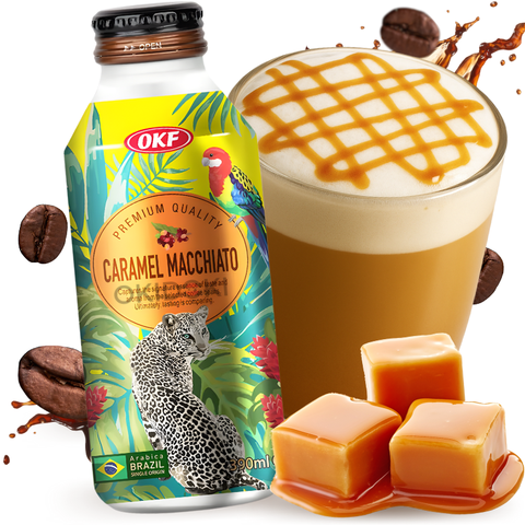 OKF Cafe Premium Caramel Macchiato Smaak 390ml