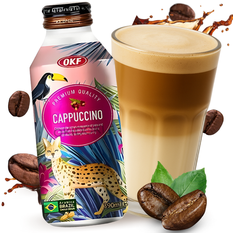 Photographie réelle du produit OKF Premium Coffee Cappuccino 390ml