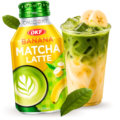 OKF Matcha Latte com sabor a Banana 275ml