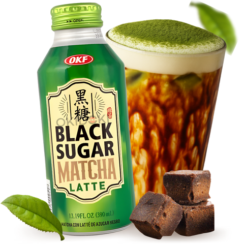 OKF Matcha Latte with Brown Sugar (Halal) 390ml
