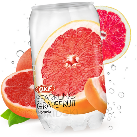 OKF Sparkling Soft Drink Grapefruit Flavor (Halal) 350ml