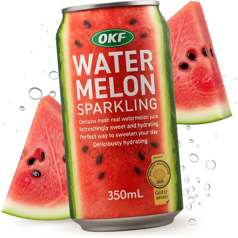 OKF Sparkling Watermelon Flavored Soft Drink (Halal) 350ml
