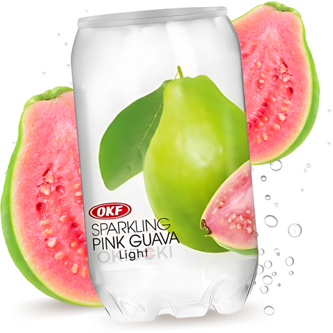 OKF Refresco Sparkling de Guayaba Rosa (Halal) 350ml