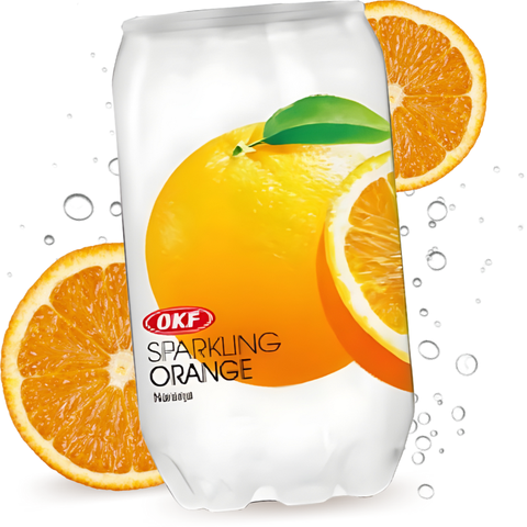 OKF Refresco Sparkling sabor Naranja (Halal) 350ml
