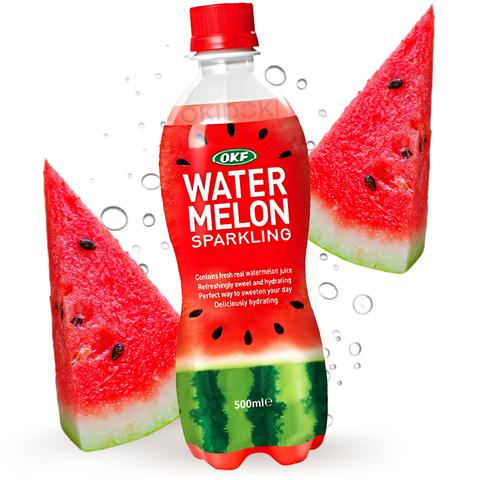 OKF Watermelon Flavor Soda Soft Drink (Halal) 500ml
