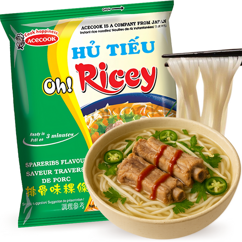 Oh! Ricey Rice Noodles with Pork Rib Broth 70g