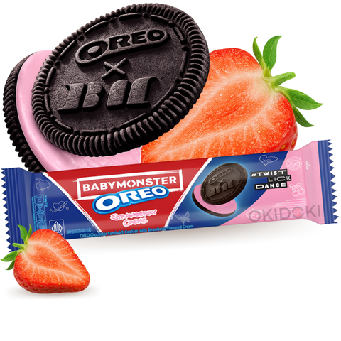 Oreo Babymonster Galletas Sabor Fresa (Halal) 110.4g