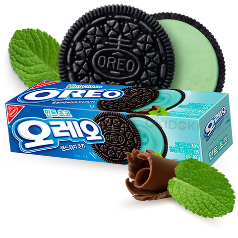 Korean Chocolate Mint Oreo 80g