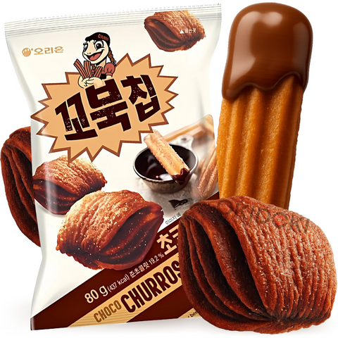 Orion Kkobuk Chips Choco Churros 80g