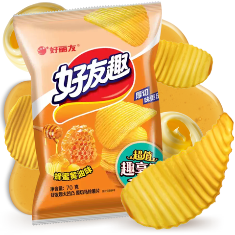 Orion Wavy Crisps Butter and Honey Flavor 70g