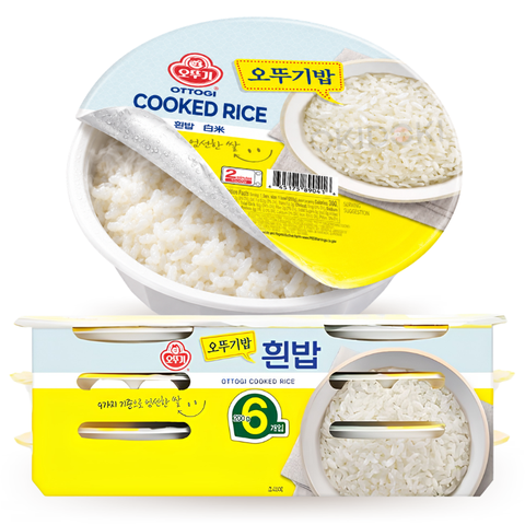 Ottogi Korean Cooked Rice for Microwave 200g x 6p
