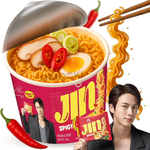 Ottogi Bowl Ramen Jin Ramyun Sabor Picante 110g