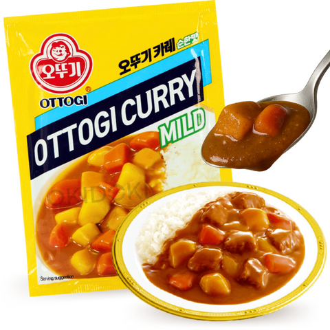Ottogi Curry Coreano Instantáneo Mild Suave 100g