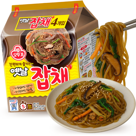 Ottogi Fideos Japchae Instantáneos 75g x 4pks