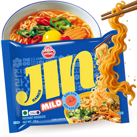 Ottogi Ramyun Jin Ramen Mild Mild Beetje Pittig 120g