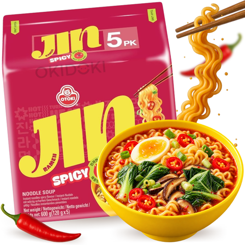 Ottogi Ramyun Jin Ramen Picante 120g X 5uds