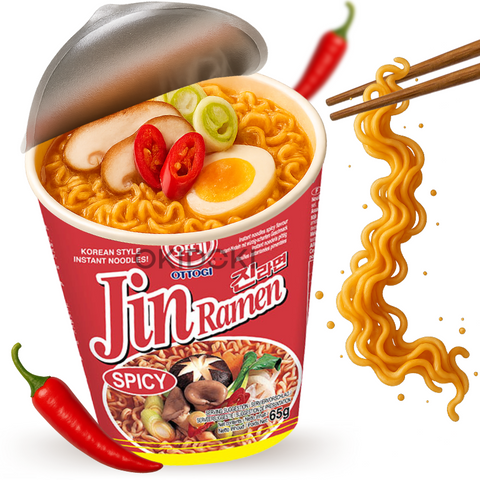 Ottogi Cup Ramyun Jin Ramen Picante 65g