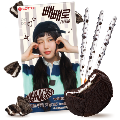 Pepero Oreo Cookies y Cream Edición New Jeans 37g