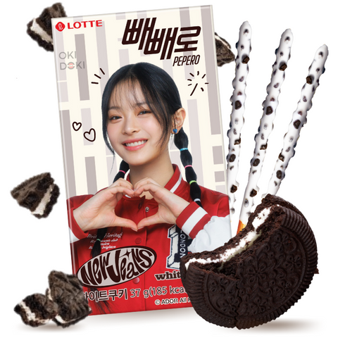 Pepero Oreo Cookies y Cream Edición New Jeans 37g