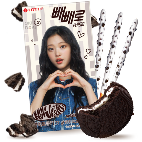 Pepero Oreo Cookies y Cream Edición New Jeans 37g