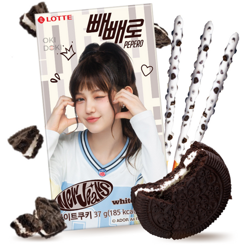 Pepero Oreo Cookies y Cream Edición New Jeans 37g