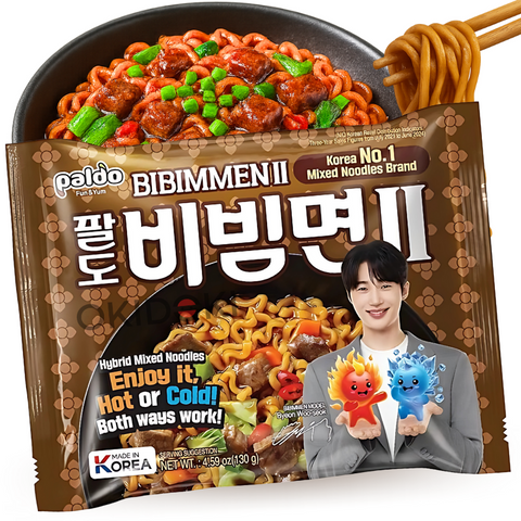 Paldo Bibimmen II Dulce y Picante Servir Fríos o Calientes (Edición Byeon Woo Seok) 130g