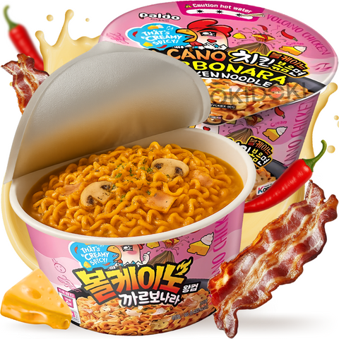 Paldo Volcano Bowl Massa Carbonara com Frango Picante 105g