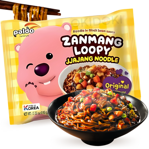 Macarrão Paldo Zanmang Loopy Sabor Jjajang Original 110g