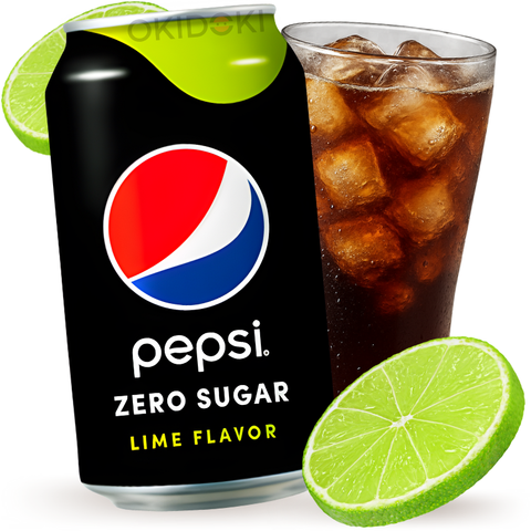 Pepsi Zero Sugar and Caffeine Lime Flavor 355ml