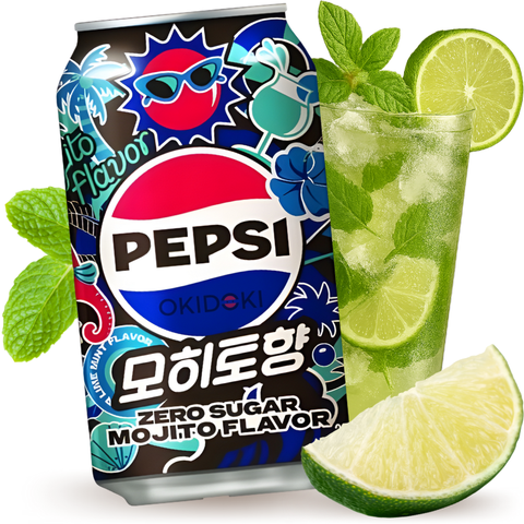 Pepsi Zero Sabor Mojito (Sin Azúcar) 355ml