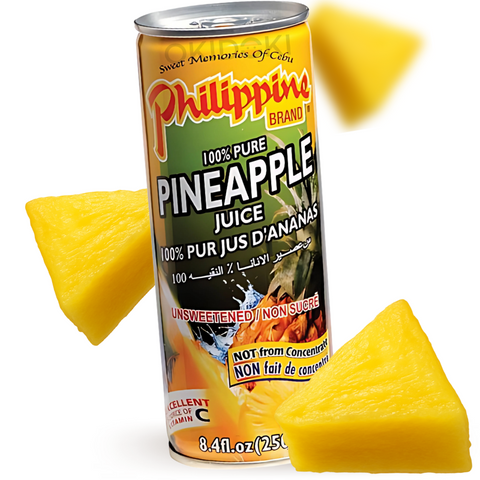 Philippine Brand Bebida Refresco de Piña (Halal, Kosher) 250ml