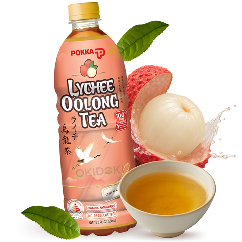 Pokka Lychee Flavor Oolong Tea Drink 500ml