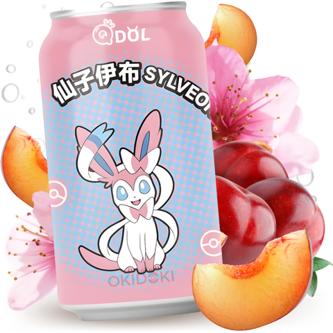 QDol Pokémon Soda Sabor Sakura y Umeshu 330ml