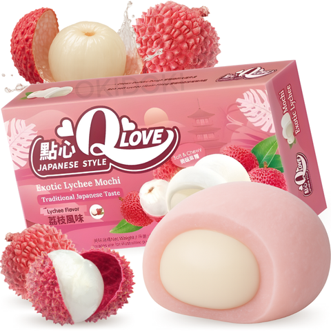 QLove Mini Mochi sabor Lichi Exótico 80g