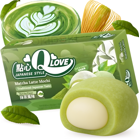 QLove Mini Mochi sabor Matcha Latte 80g