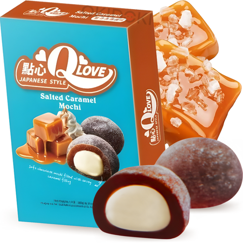 QLove Mochi Deluxe sabor Caramelo Salado 180g