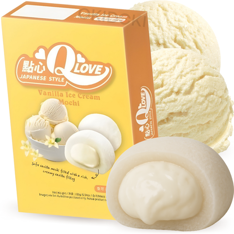 QLove Mochi Deluxe sabor Helado de Vainilla 180g